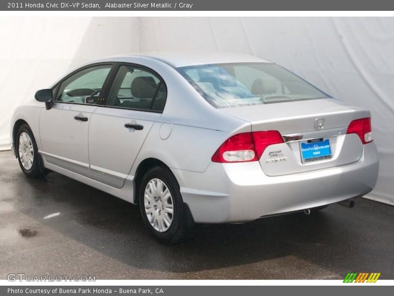 Alabaster Silver Metallic / Gray 2011 Honda Civic DX-VP Sedan