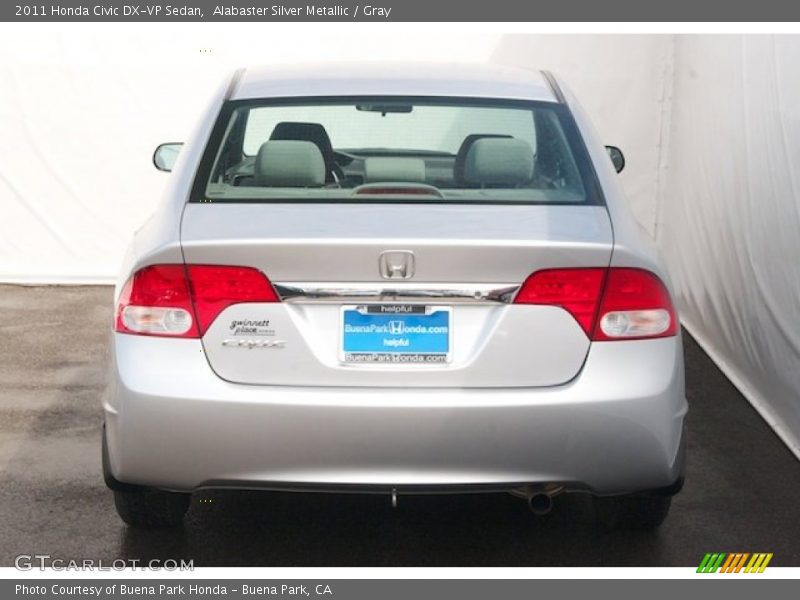 Alabaster Silver Metallic / Gray 2011 Honda Civic DX-VP Sedan