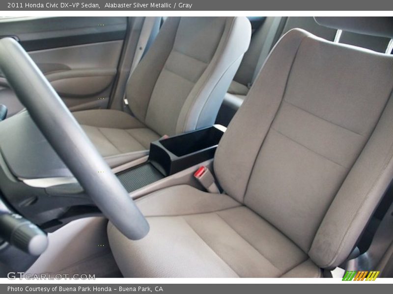 Alabaster Silver Metallic / Gray 2011 Honda Civic DX-VP Sedan