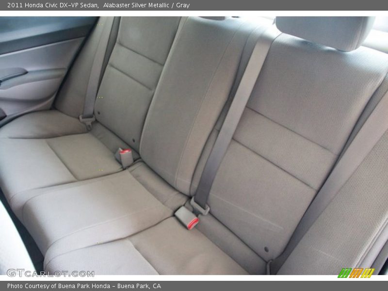 Alabaster Silver Metallic / Gray 2011 Honda Civic DX-VP Sedan