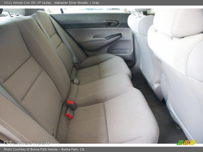 Alabaster Silver Metallic / Gray 2011 Honda Civic DX-VP Sedan