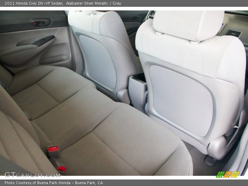 Alabaster Silver Metallic / Gray 2011 Honda Civic DX-VP Sedan