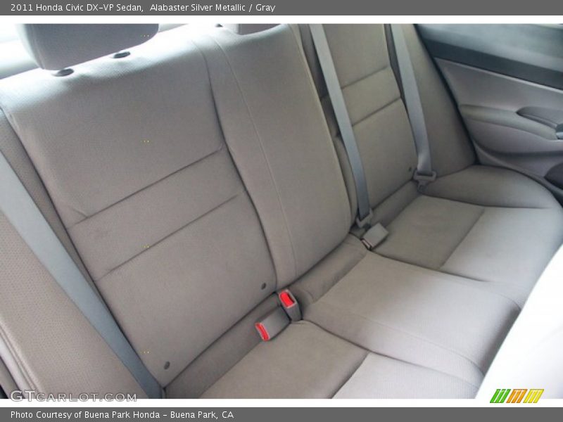 Alabaster Silver Metallic / Gray 2011 Honda Civic DX-VP Sedan