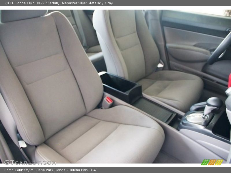 Alabaster Silver Metallic / Gray 2011 Honda Civic DX-VP Sedan