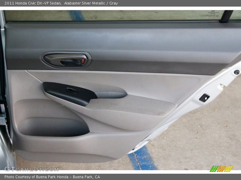 Alabaster Silver Metallic / Gray 2011 Honda Civic DX-VP Sedan