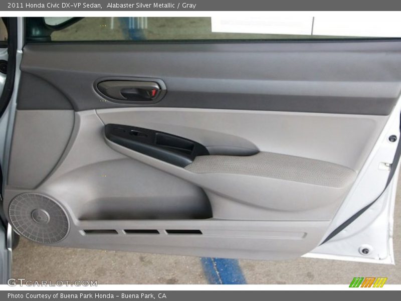 Alabaster Silver Metallic / Gray 2011 Honda Civic DX-VP Sedan