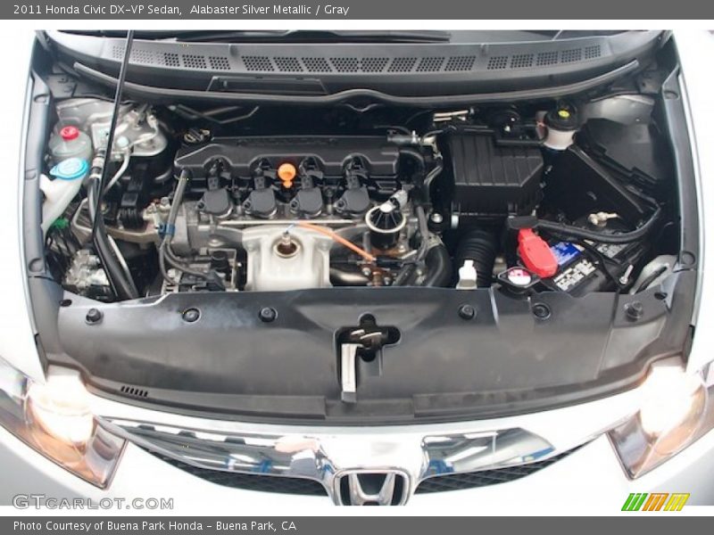 Alabaster Silver Metallic / Gray 2011 Honda Civic DX-VP Sedan