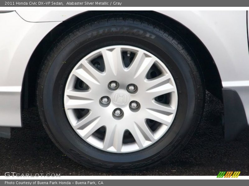Alabaster Silver Metallic / Gray 2011 Honda Civic DX-VP Sedan