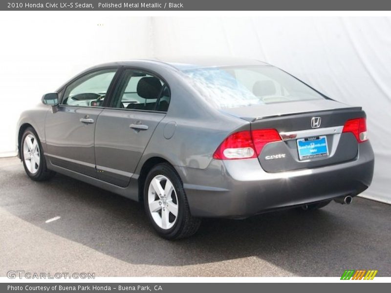 Polished Metal Metallic / Black 2010 Honda Civic LX-S Sedan