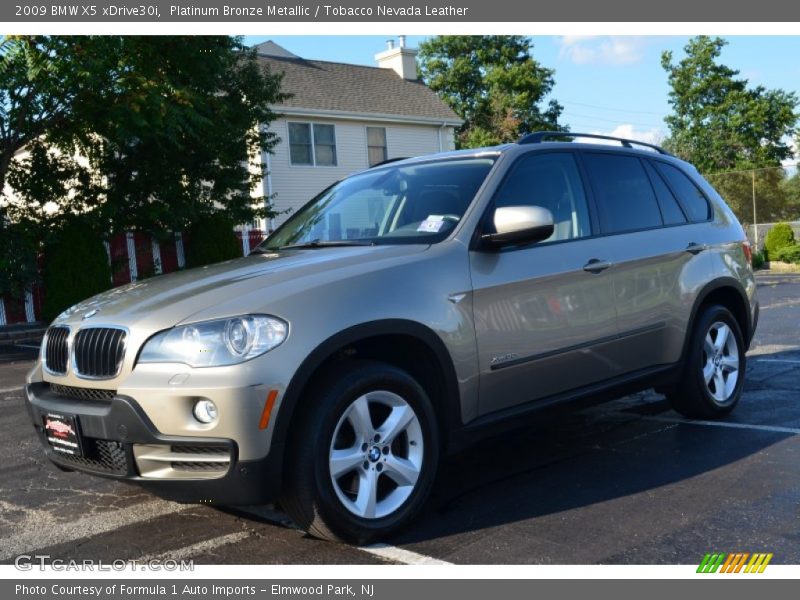 Platinum Bronze Metallic / Tobacco Nevada Leather 2009 BMW X5 xDrive30i