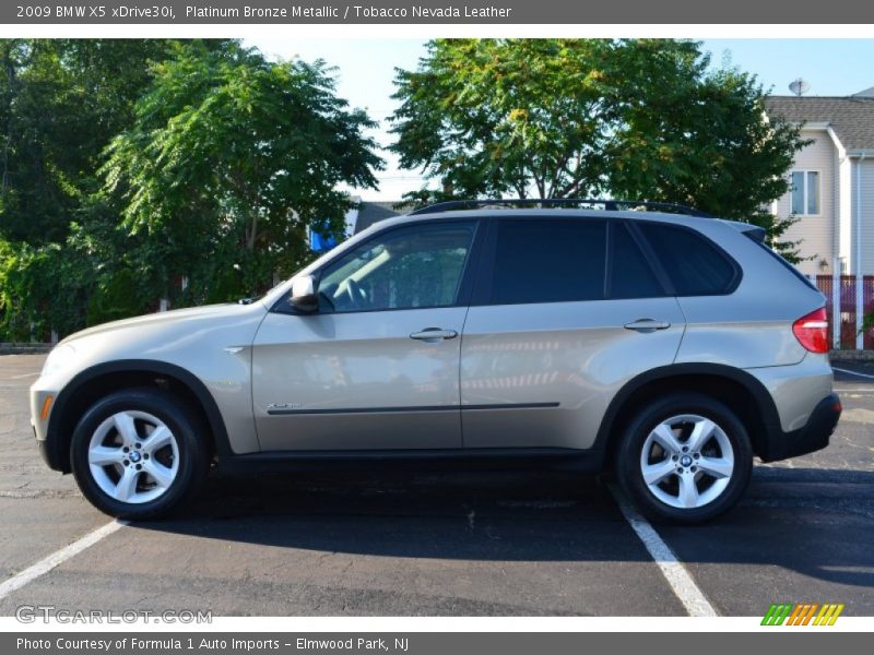 Platinum Bronze Metallic / Tobacco Nevada Leather 2009 BMW X5 xDrive30i