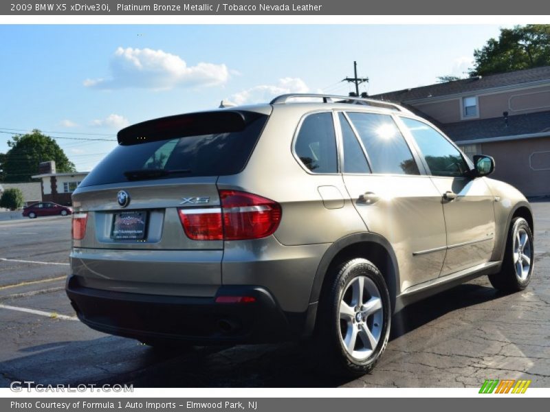 Platinum Bronze Metallic / Tobacco Nevada Leather 2009 BMW X5 xDrive30i