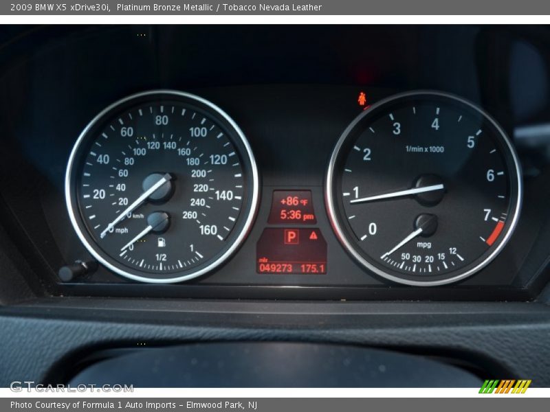 Platinum Bronze Metallic / Tobacco Nevada Leather 2009 BMW X5 xDrive30i
