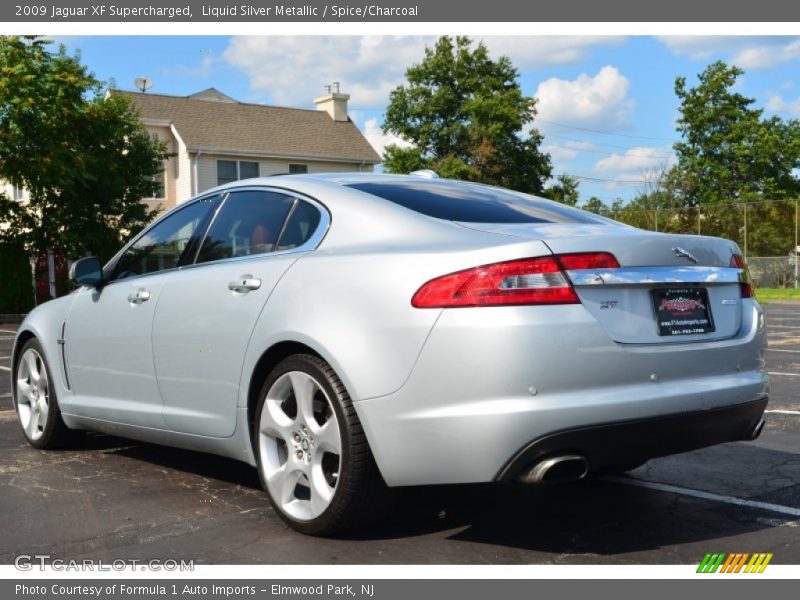 Liquid Silver Metallic / Spice/Charcoal 2009 Jaguar XF Supercharged