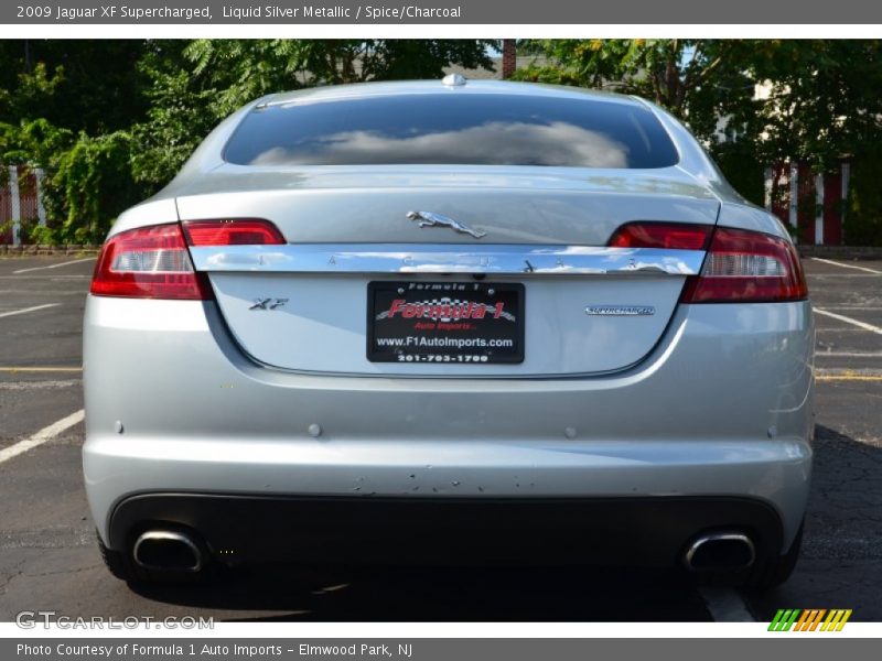 Liquid Silver Metallic / Spice/Charcoal 2009 Jaguar XF Supercharged