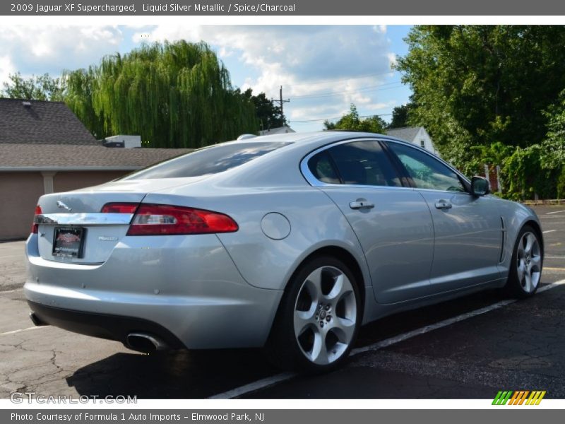 Liquid Silver Metallic / Spice/Charcoal 2009 Jaguar XF Supercharged