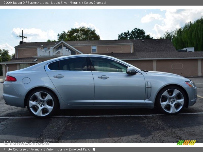 Liquid Silver Metallic / Spice/Charcoal 2009 Jaguar XF Supercharged