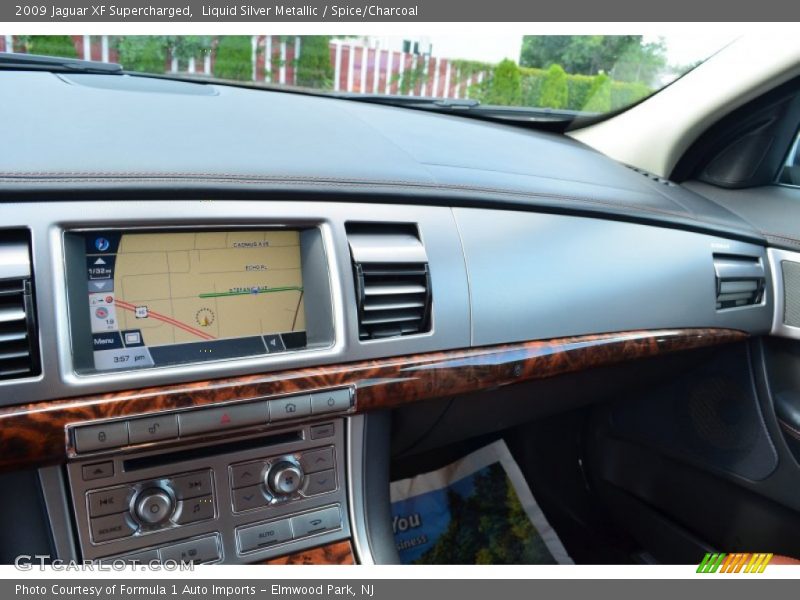 Liquid Silver Metallic / Spice/Charcoal 2009 Jaguar XF Supercharged
