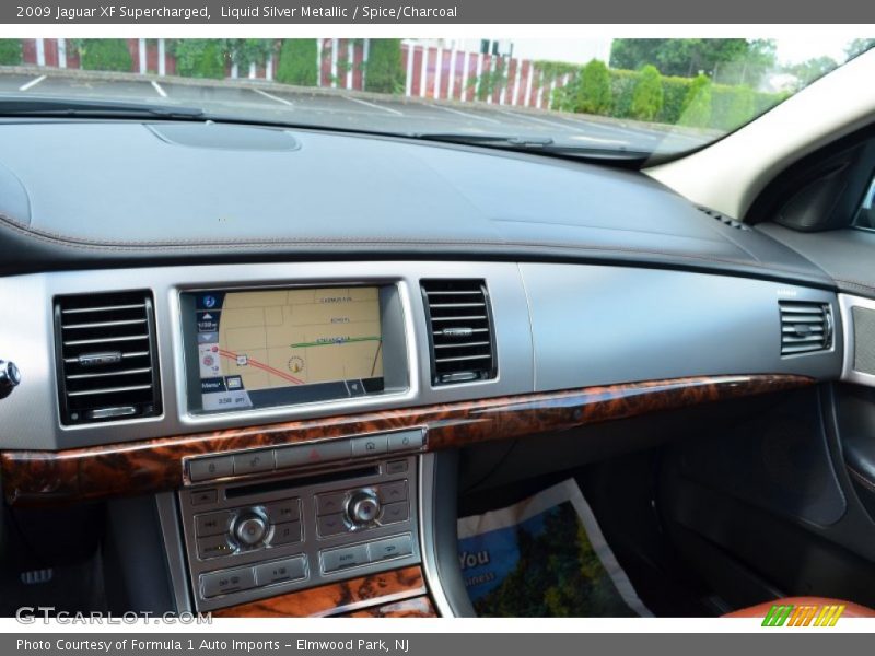 Liquid Silver Metallic / Spice/Charcoal 2009 Jaguar XF Supercharged