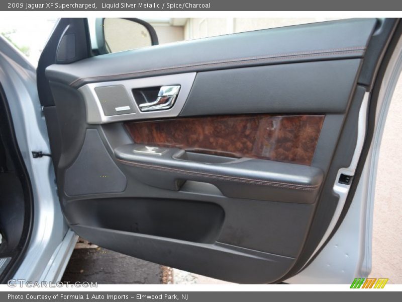 Liquid Silver Metallic / Spice/Charcoal 2009 Jaguar XF Supercharged