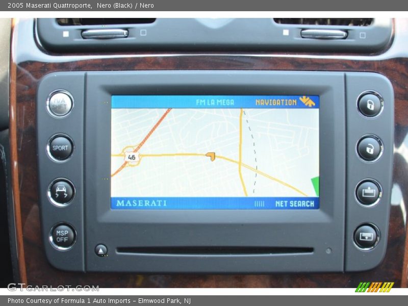 Navigation of 2005 Quattroporte 