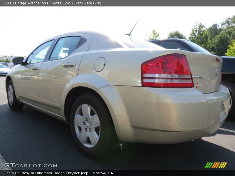 White Gold / Dark Slate Gray 2010 Dodge Avenger SXT