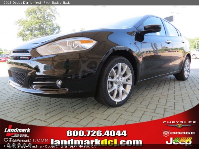 Pitch Black / Black 2013 Dodge Dart Limited