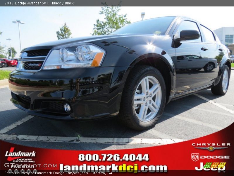 Black / Black 2013 Dodge Avenger SXT