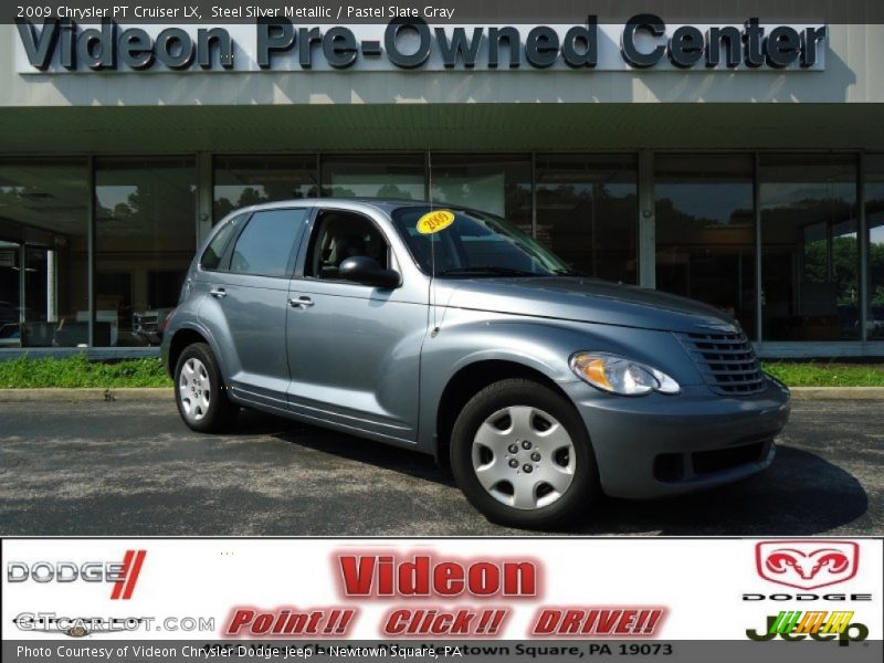 Steel Silver Metallic / Pastel Slate Gray 2009 Chrysler PT Cruiser LX