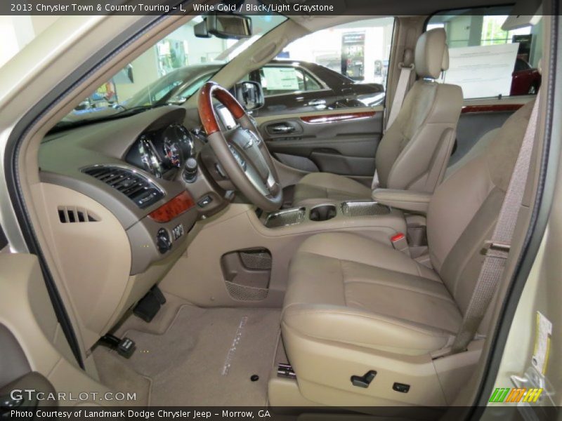  2013 Town & Country Touring - L Black/Light Graystone Interior