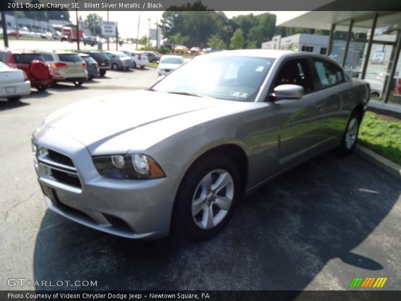 Billett Silver Metallic / Black 2011 Dodge Charger SE