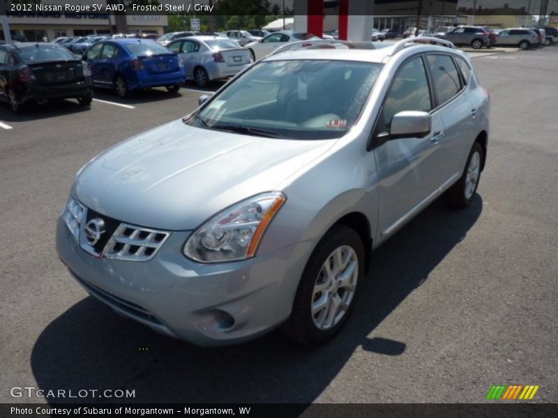 Frosted Steel / Gray 2012 Nissan Rogue SV AWD