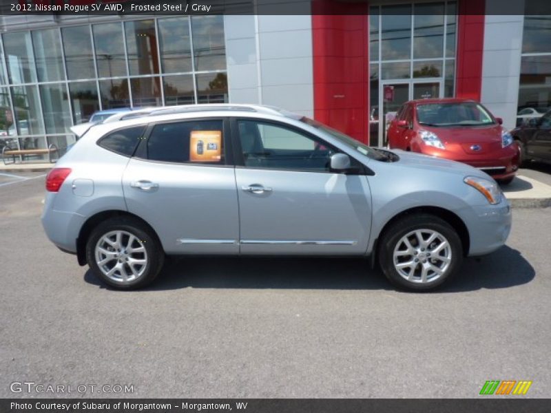 Frosted Steel / Gray 2012 Nissan Rogue SV AWD