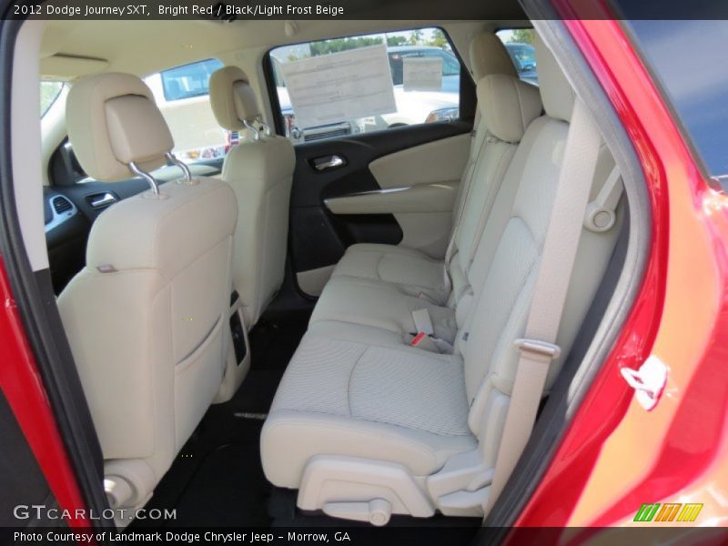 Bright Red / Black/Light Frost Beige 2012 Dodge Journey SXT