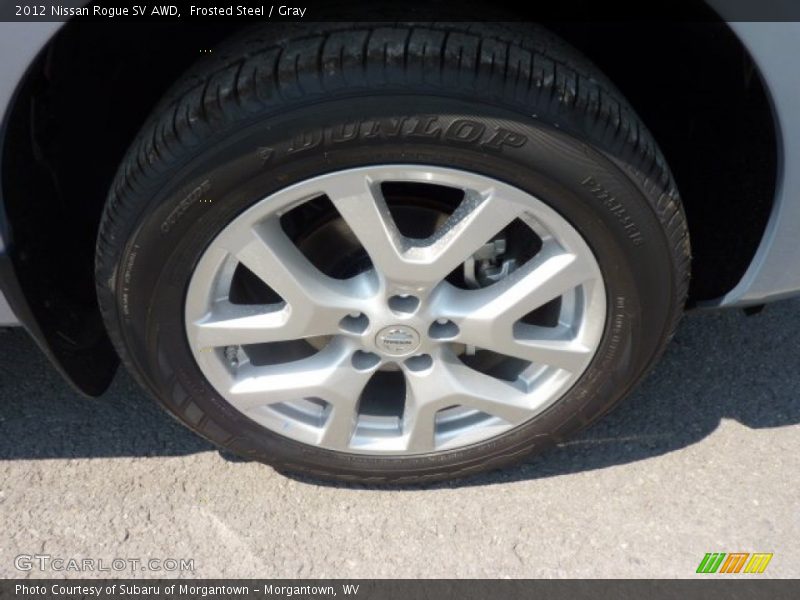 Frosted Steel / Gray 2012 Nissan Rogue SV AWD