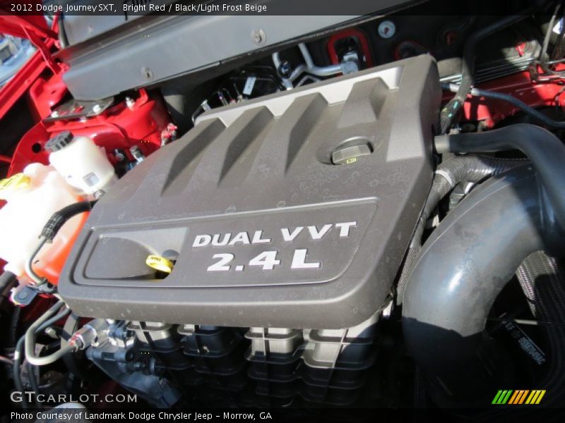 Bright Red / Black/Light Frost Beige 2012 Dodge Journey SXT