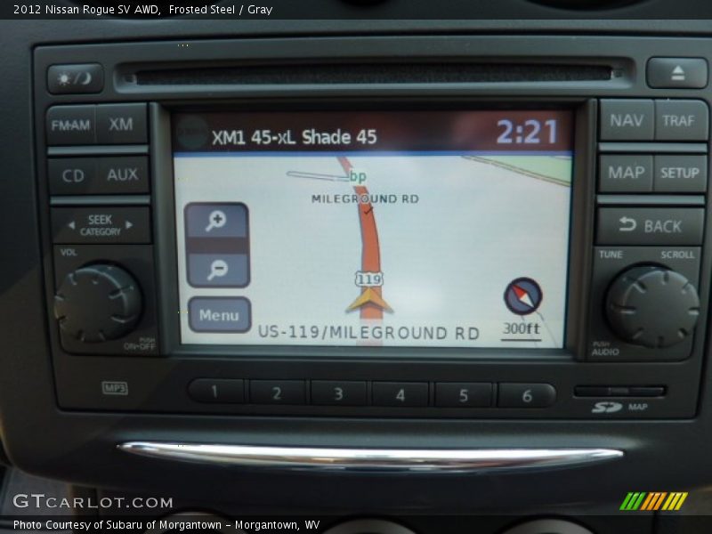 Frosted Steel / Gray 2012 Nissan Rogue SV AWD