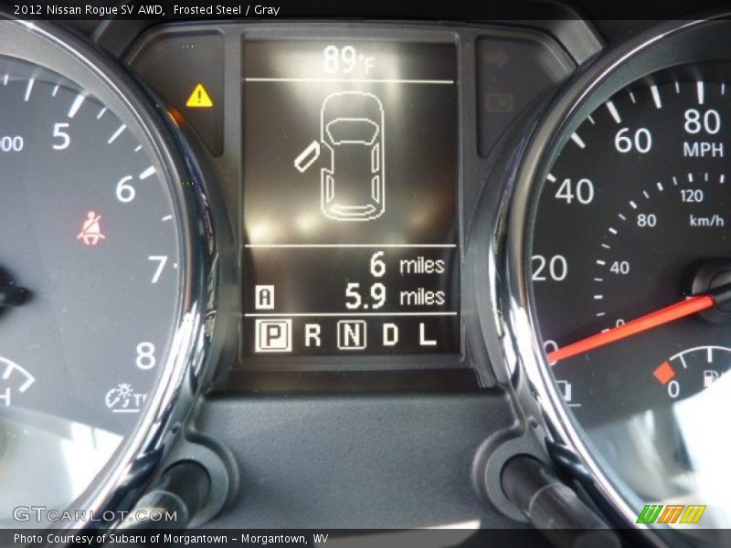 Frosted Steel / Gray 2012 Nissan Rogue SV AWD