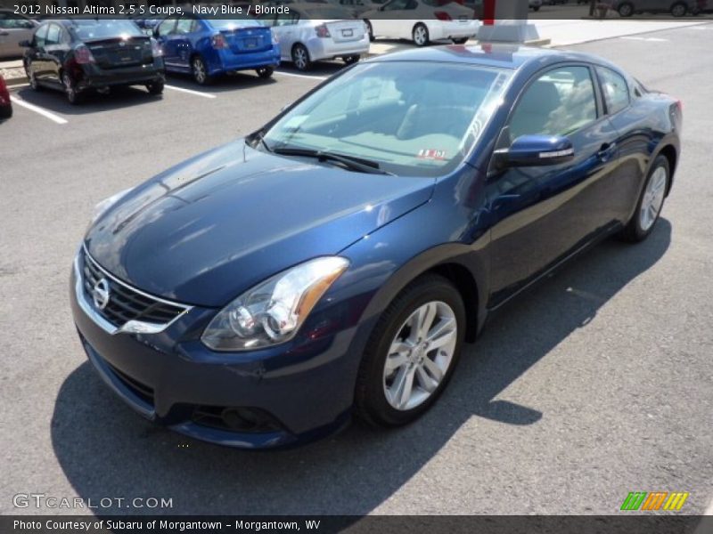 Navy Blue / Blonde 2012 Nissan Altima 2.5 S Coupe