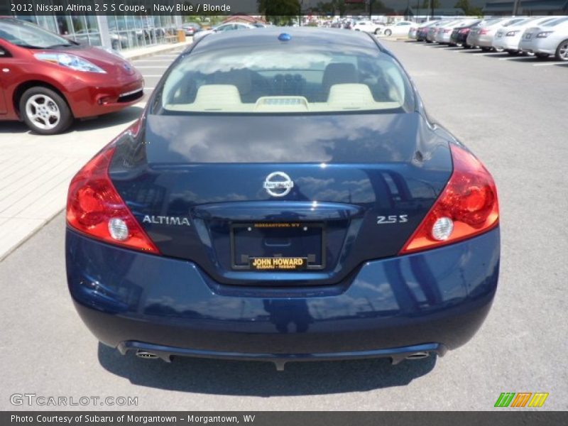 Navy Blue / Blonde 2012 Nissan Altima 2.5 S Coupe