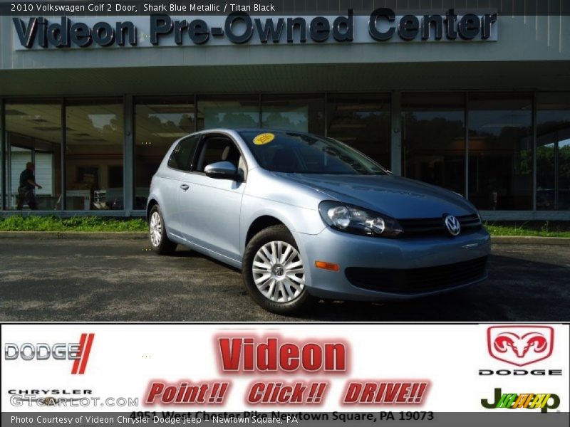 Shark Blue Metallic / Titan Black 2010 Volkswagen Golf 2 Door