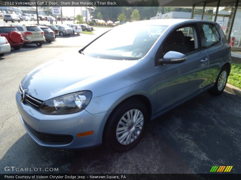 Shark Blue Metallic / Titan Black 2010 Volkswagen Golf 2 Door