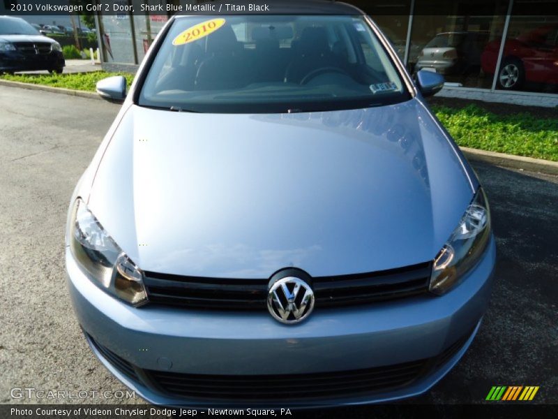 Shark Blue Metallic / Titan Black 2010 Volkswagen Golf 2 Door