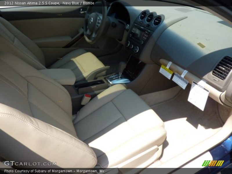 Navy Blue / Blonde 2012 Nissan Altima 2.5 S Coupe