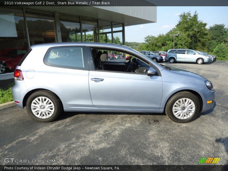 Shark Blue Metallic / Titan Black 2010 Volkswagen Golf 2 Door