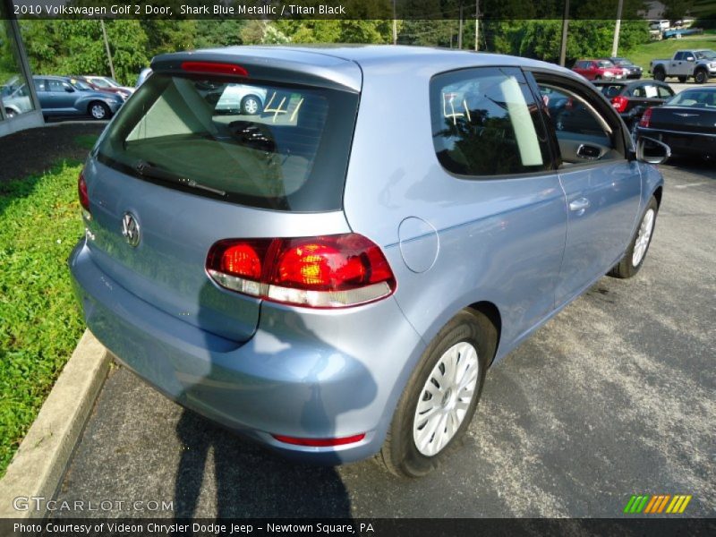 Shark Blue Metallic / Titan Black 2010 Volkswagen Golf 2 Door