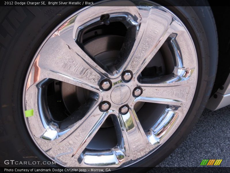 Bright Silver Metallic / Black 2012 Dodge Charger SE