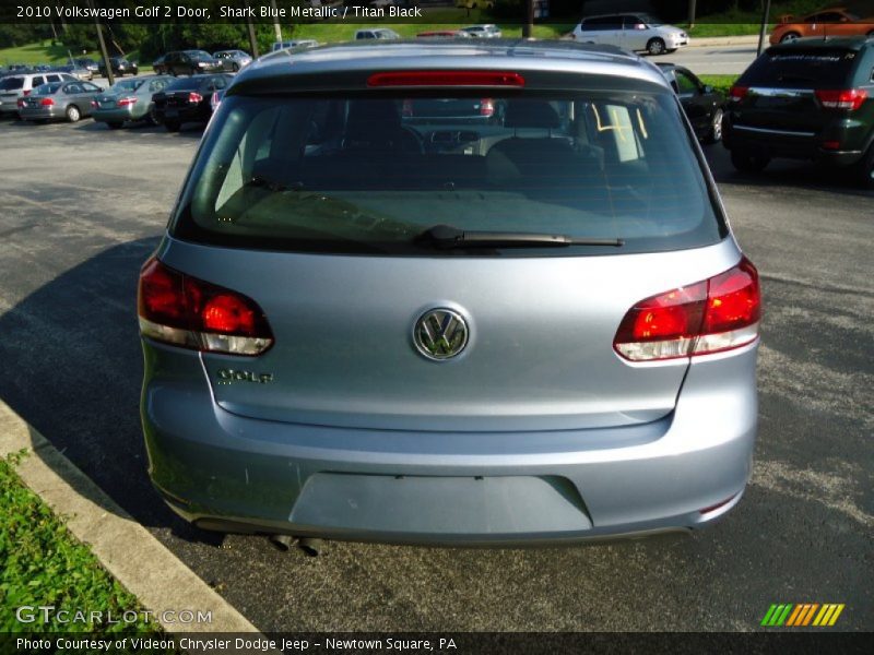Shark Blue Metallic / Titan Black 2010 Volkswagen Golf 2 Door