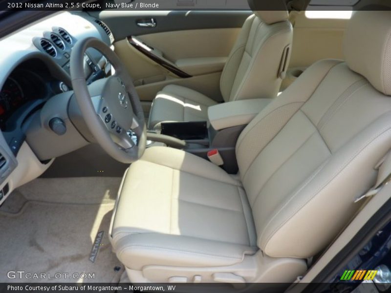 Navy Blue / Blonde 2012 Nissan Altima 2.5 S Coupe