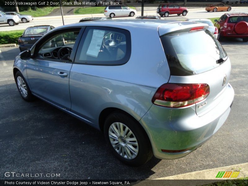 Shark Blue Metallic / Titan Black 2010 Volkswagen Golf 2 Door